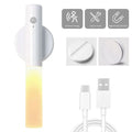 Intelligent Human Body Induction Night Light LED Rechargeable Magnetic Wall Lamp Portable Bedroom Corridor Cabinet Lighting