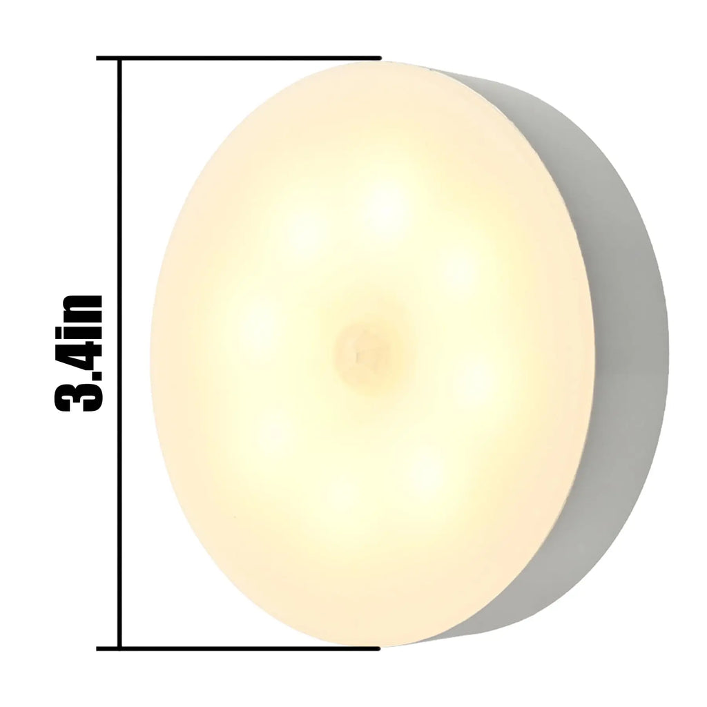 Rechargeable Motion Sensor Night Light,LED Closet Light,Auto-On Wall Lamp,Kitchen,Bedroom,Bathroom,Hallway,Stairs,Drawer,USB